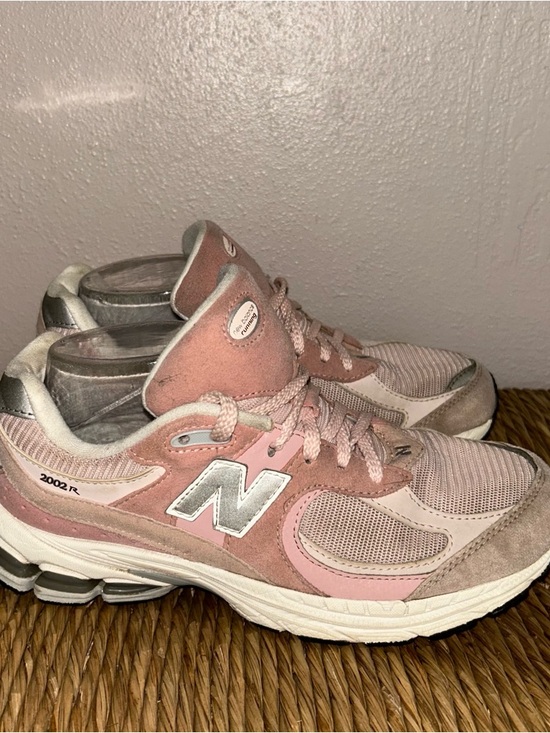 New Balance Shoes - New Balance Pink and Silver Women's 2002R Sneakers